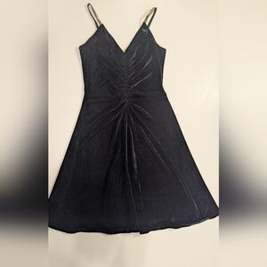 Selina Studio Black Velvet Dress